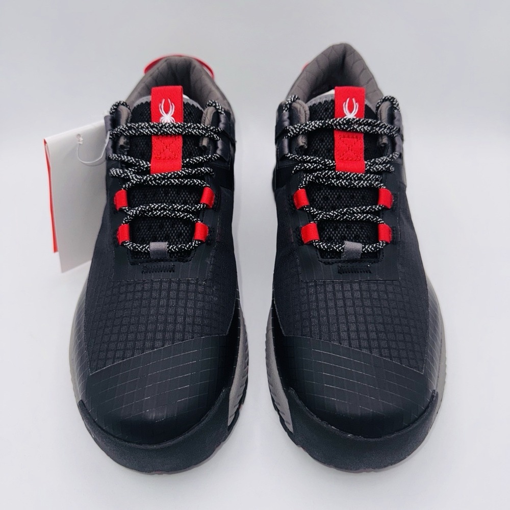 Spyder Blackburn Sneakers Men's Size 12 Black Gray Red - Picture 3 of 16